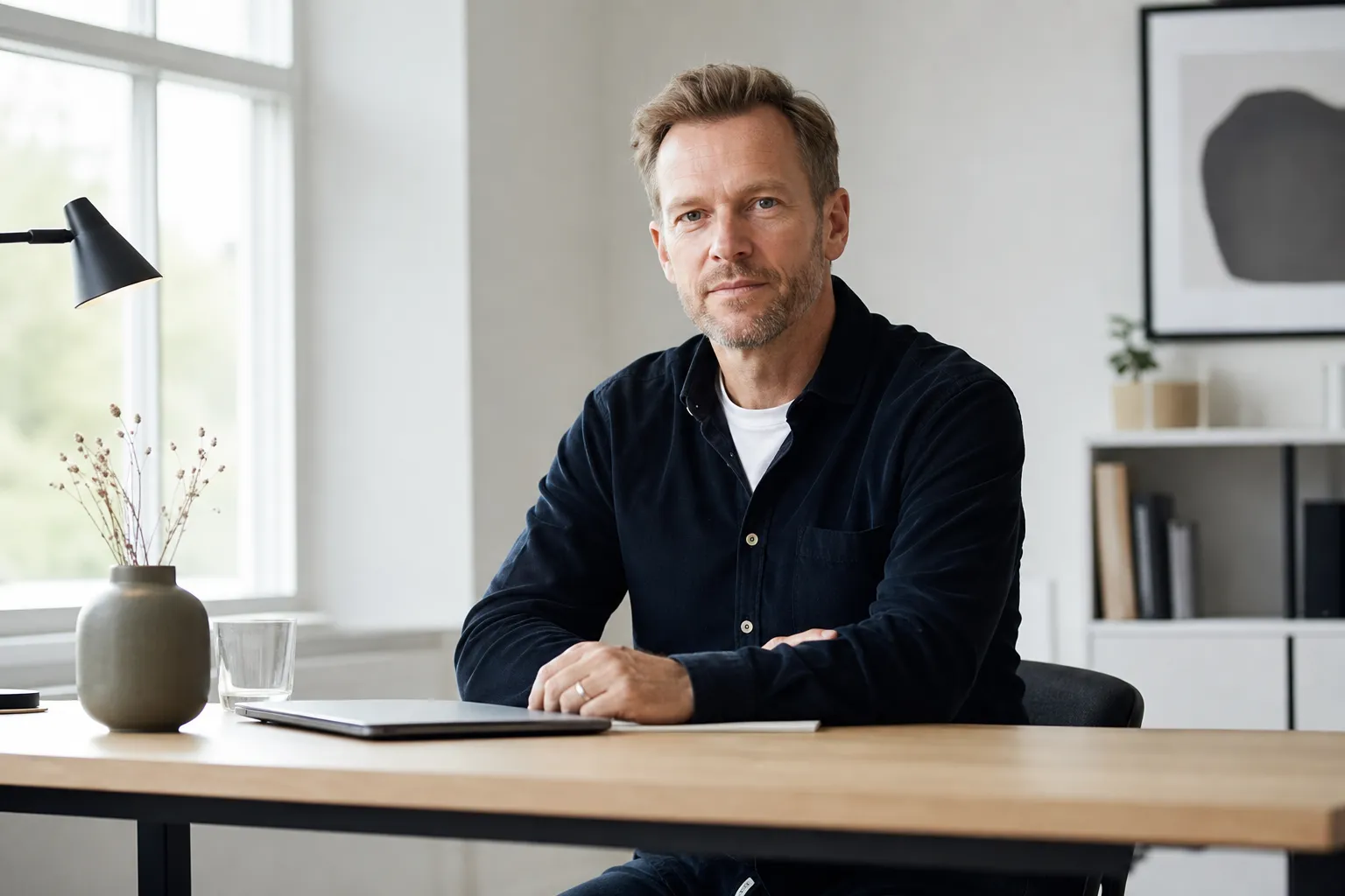Mobiltelefon på bord — Vimla i Net4Mobility